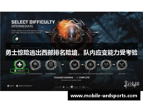 勇士惊险逃出西部排名险境,队内应变能力受考验 勇士惊险逃出西部排名险境,队内应变能力受考验