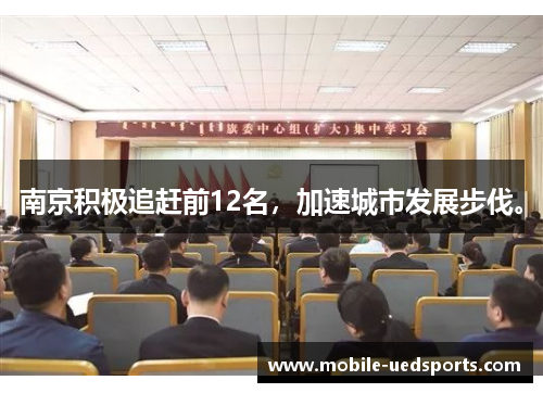 南京积极追赶前12名，加速城市发展步伐。